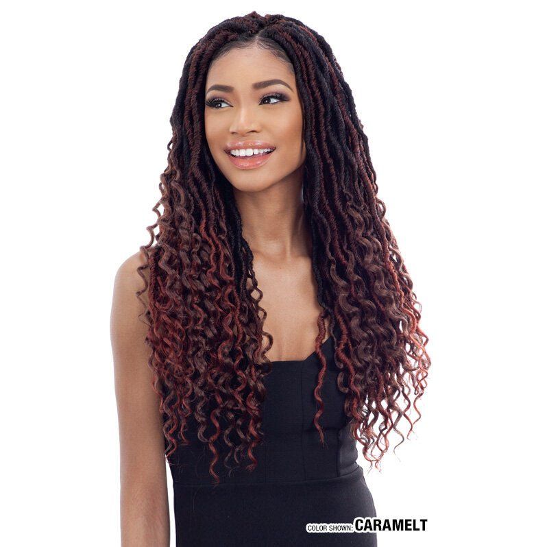 Shake n Go Freetress Pre - Looped Crochet Braid 20" – Soft & Lightweight Braiding Hair for Quick Install | Natural Texture - Beauty Exchange Beauty Supply