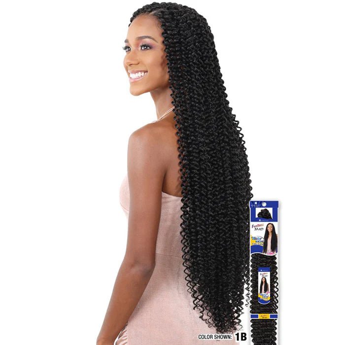 Shake n Go Freetress Water Wave Extra Long – Soft, Flowing Crochet Braid Hair | Tangle - Free & Lightweight | Ideal for Boho, Locs & Curls - Beauty Exchange Beauty Supply