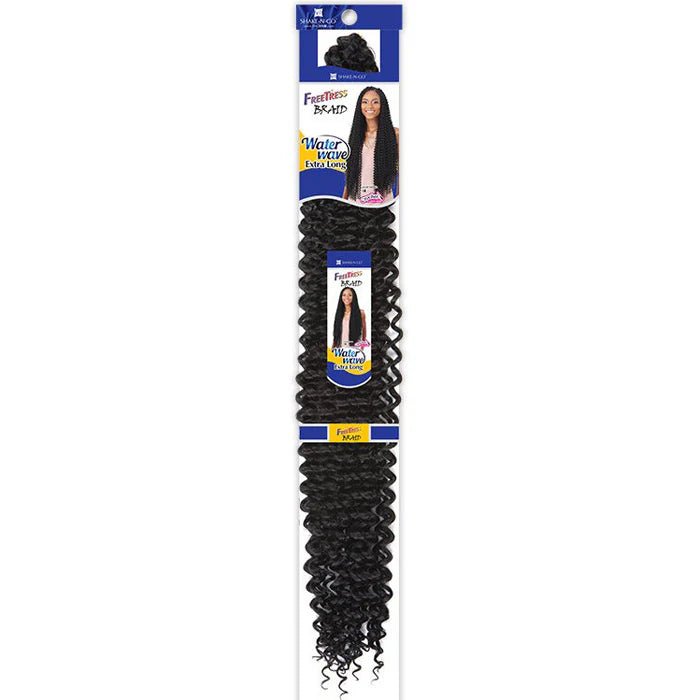 Shake n Go Freetress Water Wave Extra Long – Soft, Flowing Crochet Braid Hair | Tangle - Free & Lightweight | Ideal for Boho, Locs & Curls - Beauty Exchange Beauty Supply