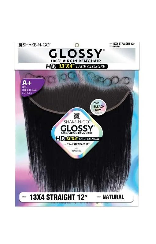Shake N Go Glossy 13x4 Lace Closure – 12" - Beauty Exchange Beauty Supply