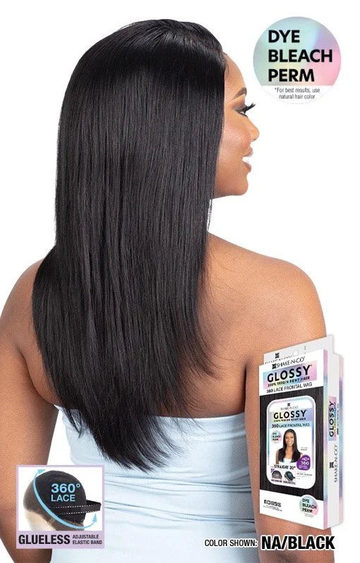 Shake N Go Glossy 360 Lace Frontal Wig – Straight 20" - Beauty Exchange Beauty Supply