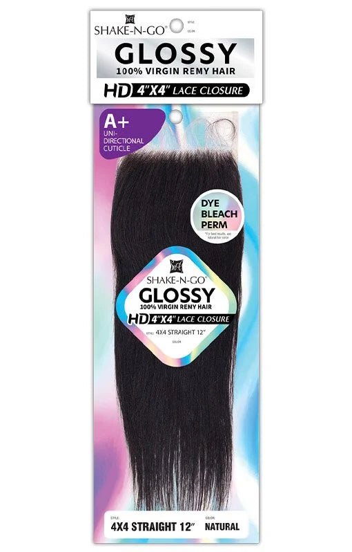 Shake N Go Glossy – 4x4 Straight Lace Closure - Beauty Exchange Beauty Supply