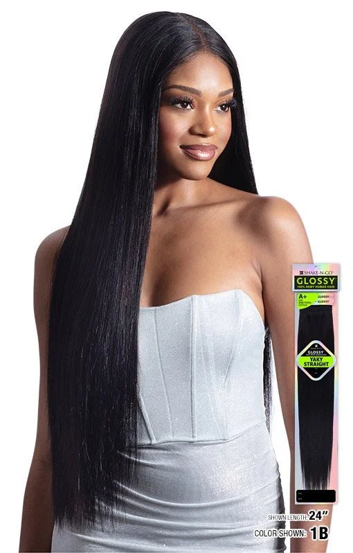 Shake N Go Glossy โ Yaky Straight Human Hair - Beauty Exchange Beauty Supply