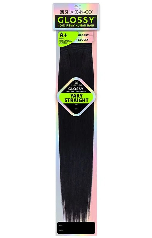 Shake N Go Glossy – Yaky Straight Human Hair - Beauty Exchange Beauty Supply