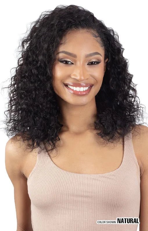 Shake N Go Naked Human Hair Half Wig – Sunny Deep 18" - Beauty Exchange Beauty Supply
