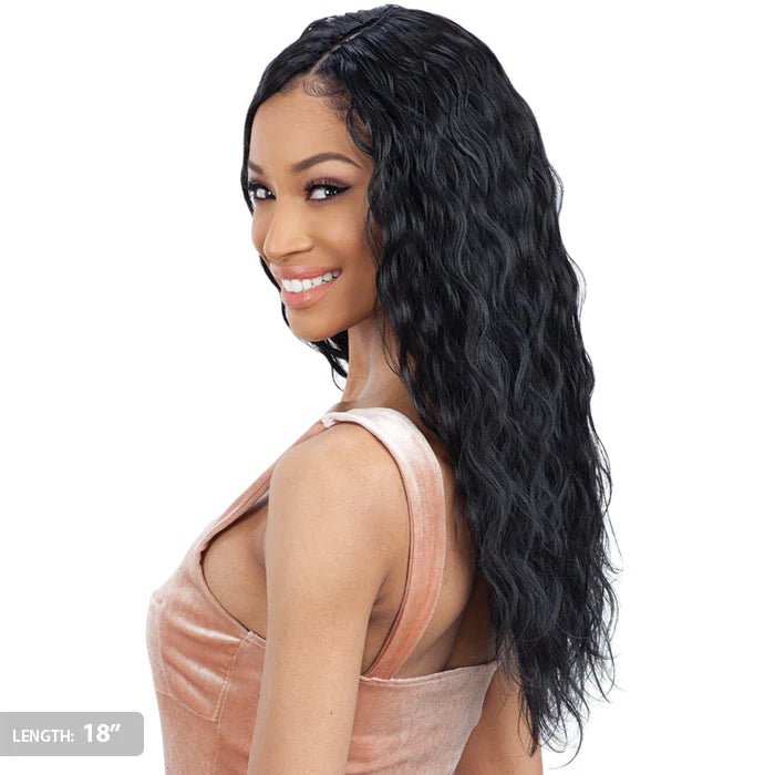 Shake - N - Go Organique MasterMix Synthetic Weave – Breezy Wave | Soft Beachy Curls in 18", 24", & 30" | Lightweight & Tangle - Free - Beauty Exchange Beauty Supply