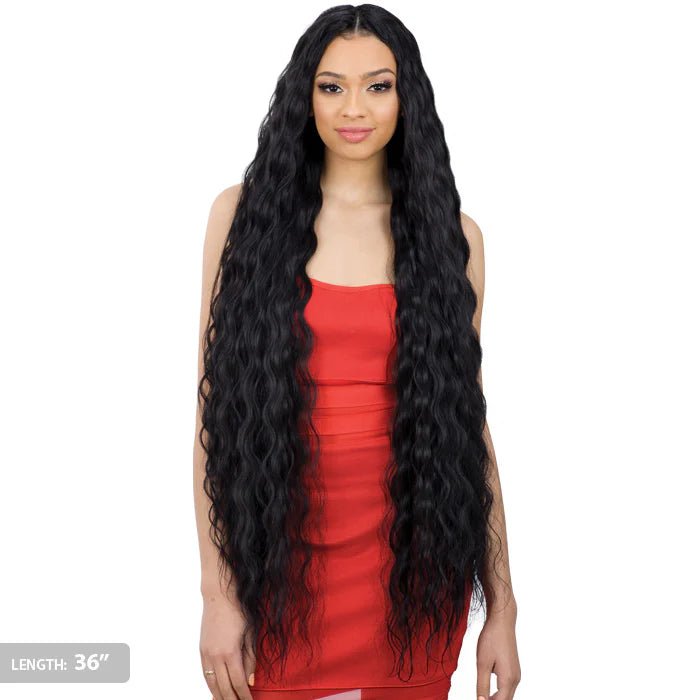 Shake - N - Go Organique MasterMix Synthetic Weave – Breezy Wave | Soft Beachy Curls in 18", 24", & 30" | Lightweight & Tangle - Free - Beauty Exchange Beauty Supply