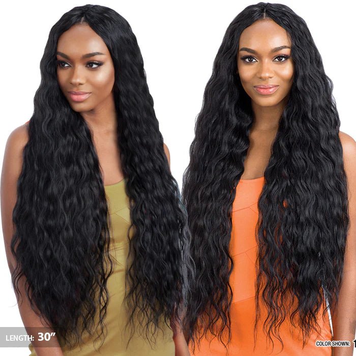 Shake - N - Go Organique MasterMix Synthetic Weave – Breezy Wave | Soft Beachy Curls in 18", 24", & 30" | Lightweight & Tangle - Free - Beauty Exchange Beauty Supply