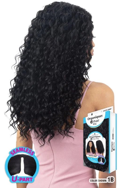 Shake N Go Organique U-Part Wig – Exotic Deep - Beauty Exchange Beauty Supply