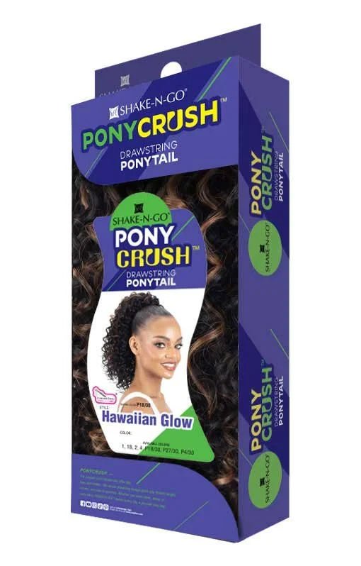 Shake N Go Ponycrush Ponytail – Hawaiian Glow - Beauty Exchange Beauty Supply