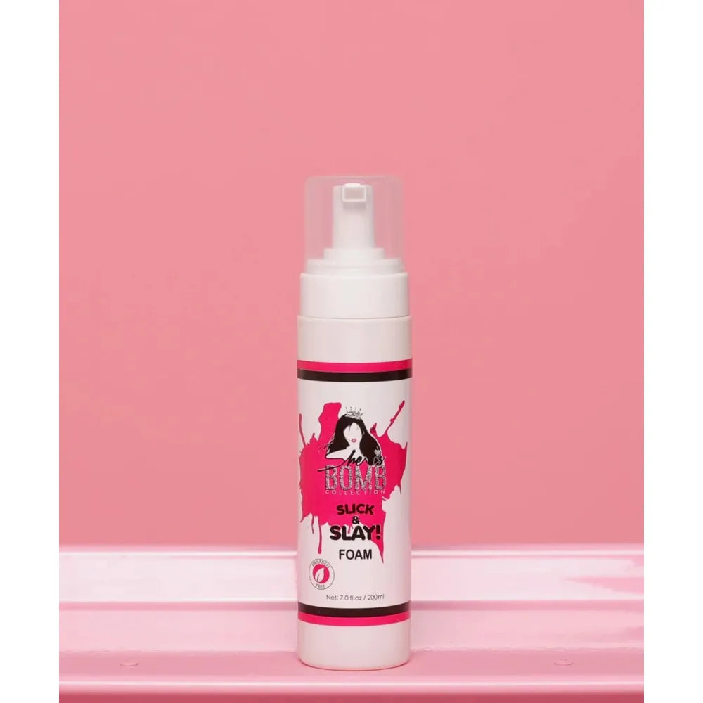 She Is Bomb Collection Slick and Slay Foam – 7 oz - Beauty Exchange Beauty Supply