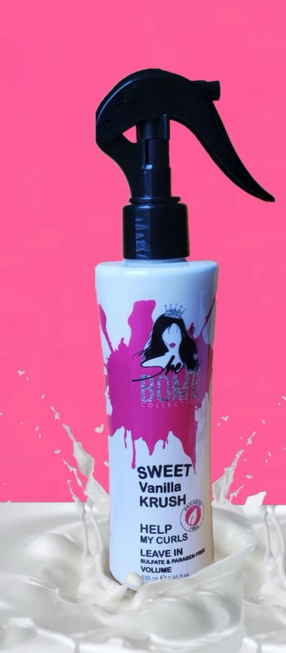 She Is Bomb Sweet Vanilla Krush Leave - In Curl Definer - Beauty Exchange Beauty Supply