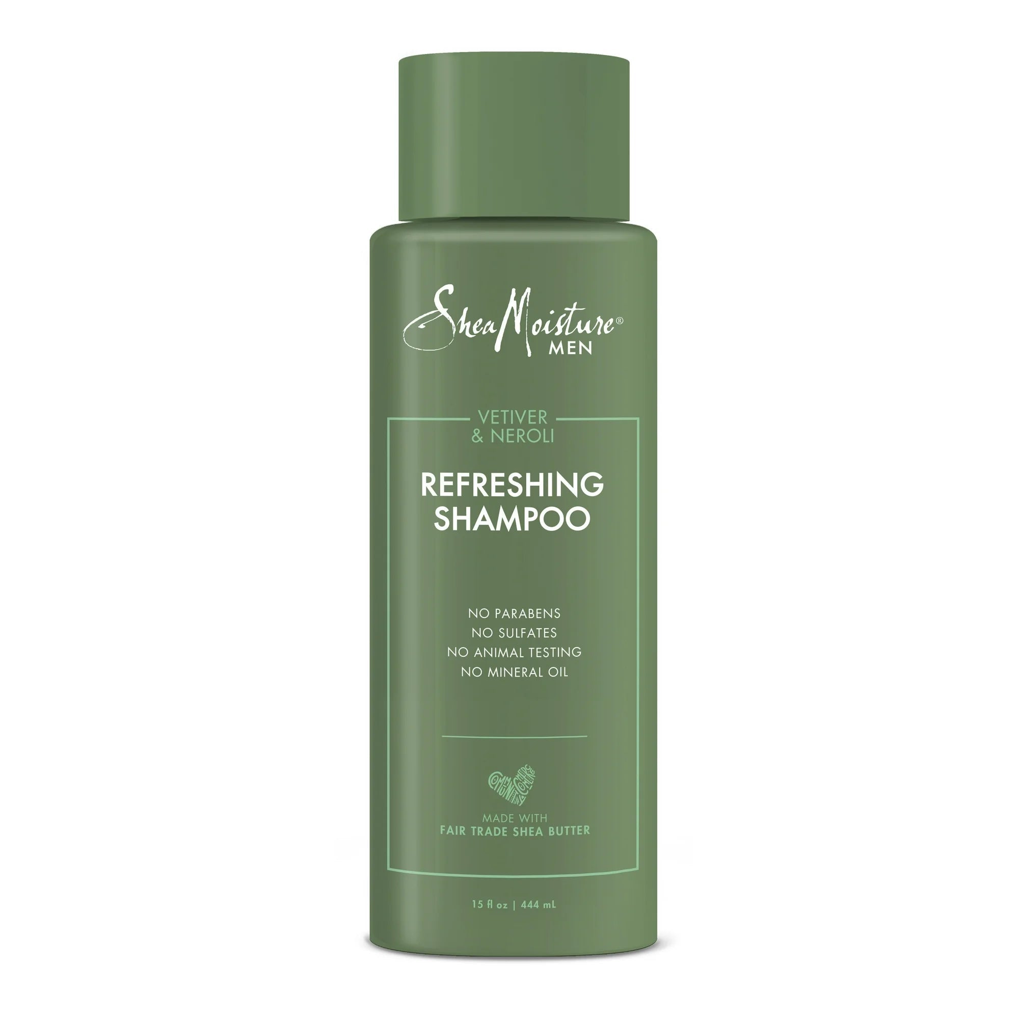 Shea Moisture Men Refreshing Shampoo – Vetiver & Neroli, 15 oz - Beauty Exchange Beauty Supply