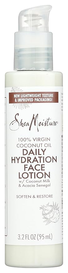 Shea Moisture Virgin Coconut Oil Daily Hydration Face Lotion – 3.2 fl oz - Beauty Exchange Beauty Supply