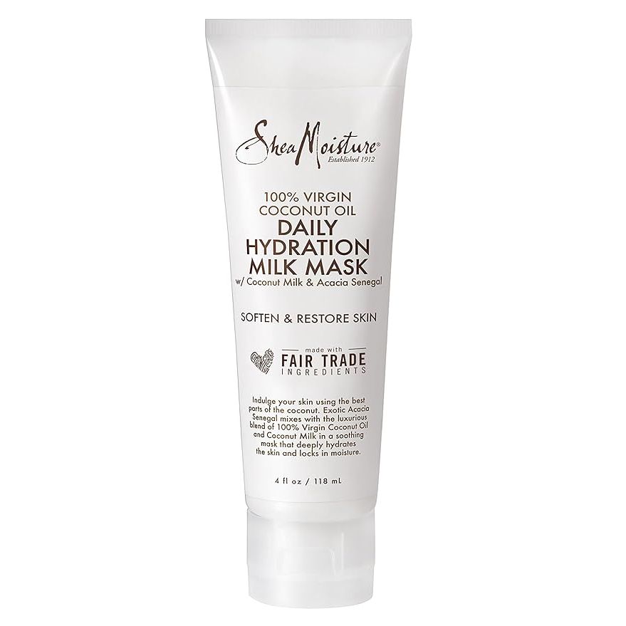 Shea Moisture Virgin Coconut Oil Daily Hydration Milk Mask – 4 oz - Beauty Exchange Beauty Supply
