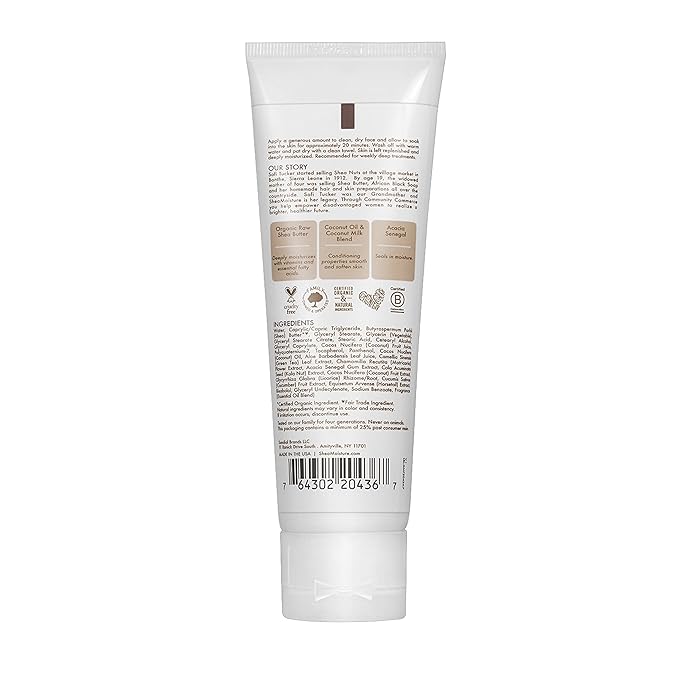 Shea Moisture Virgin Coconut Oil Daily Hydration Milk Mask – 4 oz - Beauty Exchange Beauty Supply