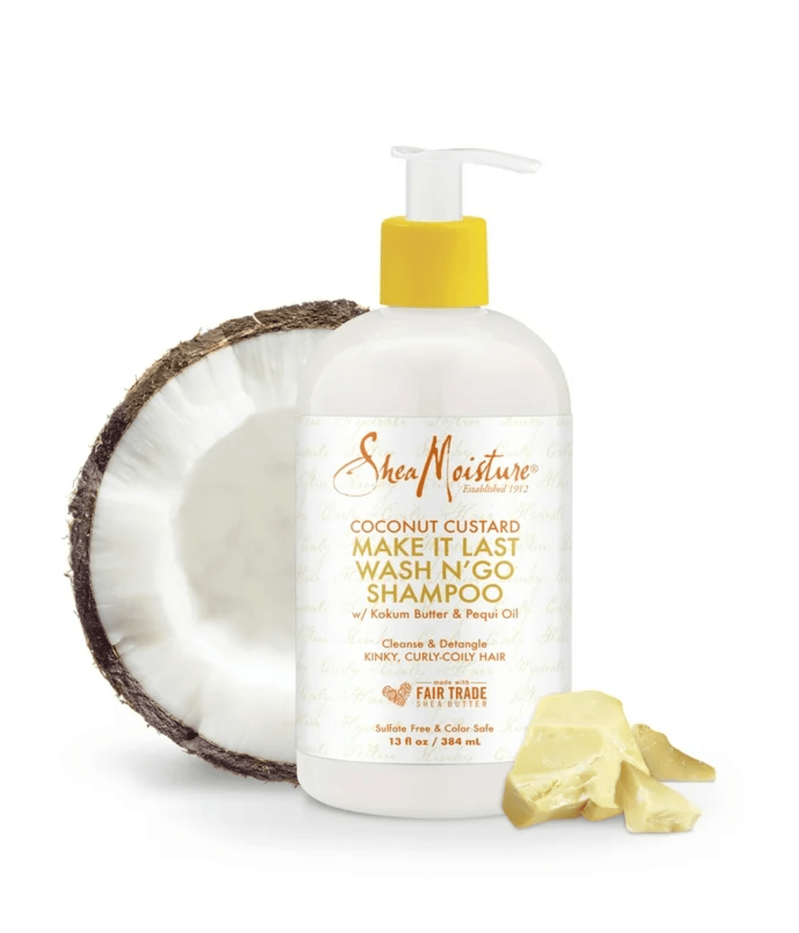 SheaMoisture Coconut Custard & Mongongo Shampoo - 13oz - Beauty Exchange Beauty Supply