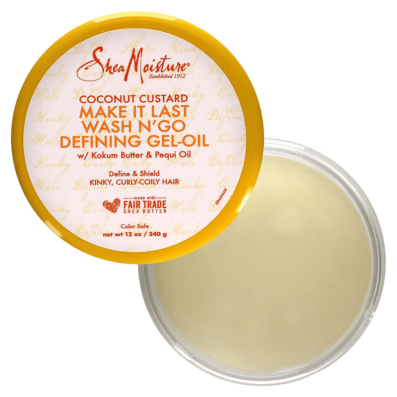SheaMoisture Coconut Custard Wash N Go Defining Gel Oil 12 oz - Beauty Exchange Beauty Supply
