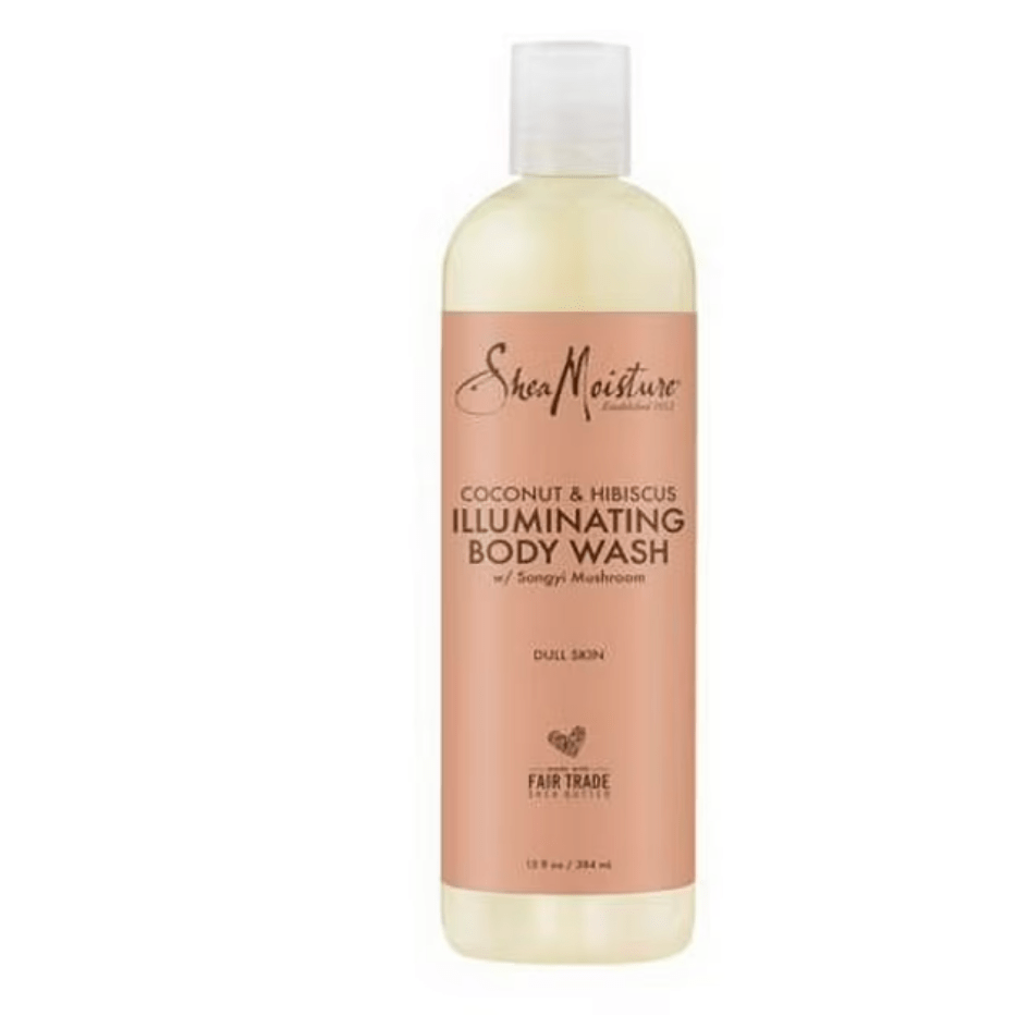 SheaMoisture Coconut & Hibiscus Illuminating Body Wash – 13 oz - Beauty Exchange Beauty Supply