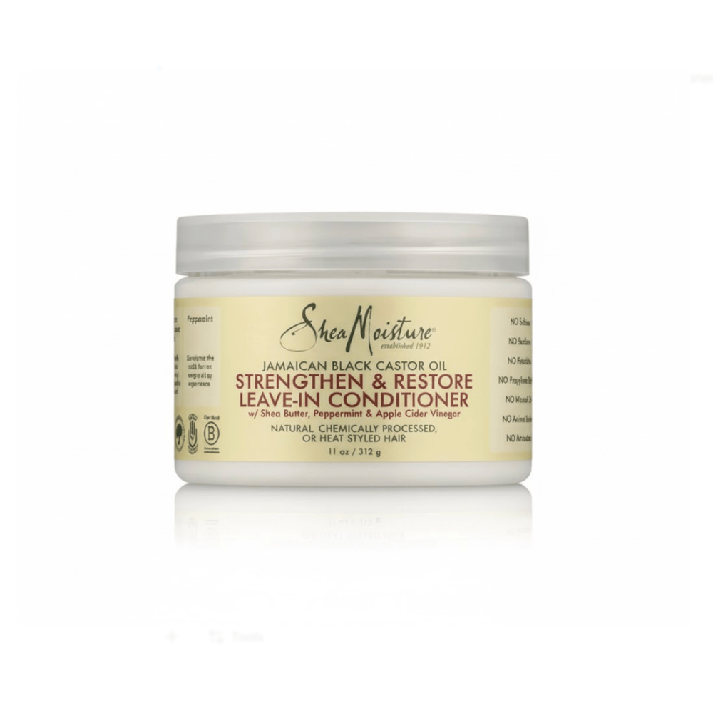 SheaMoisture Jamaican Black Castor Oil Strengthen & Restore Leave - In Conditioner - 11oz - Beauty Exchange Beauty Supply