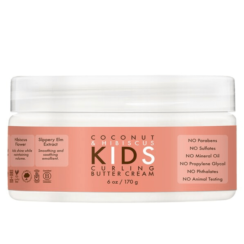 Sheamoisture Kids Coconut & Hibiscus Curling Butter Cream - 6 OZ - Beauty Exchange Beauty Supply