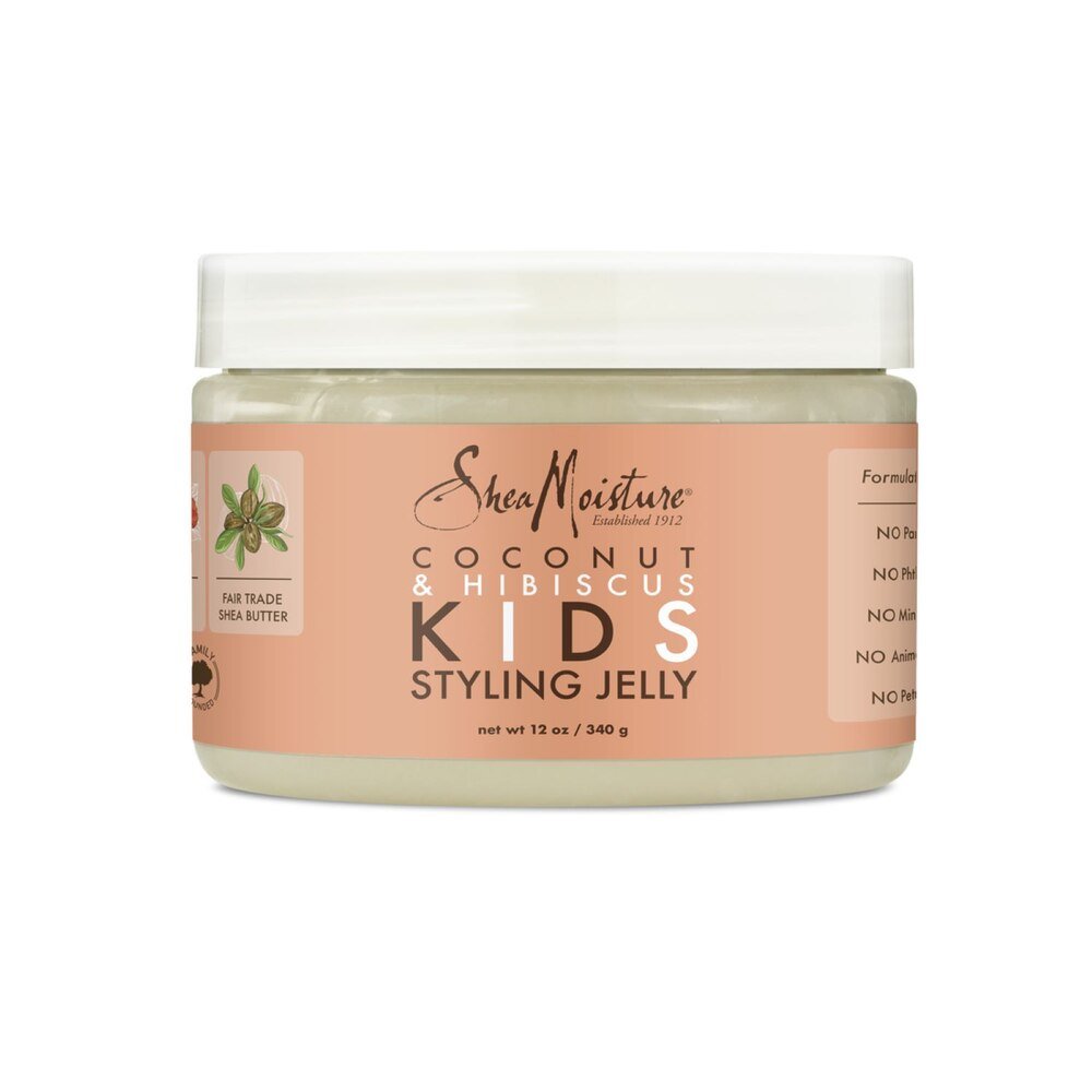 SheaMoisture Kids Coconut & Hibiscus Styling Jelly – 12 oz | Frizz - Free Hold & Curl Definition - Beauty Exchange Beauty Supply