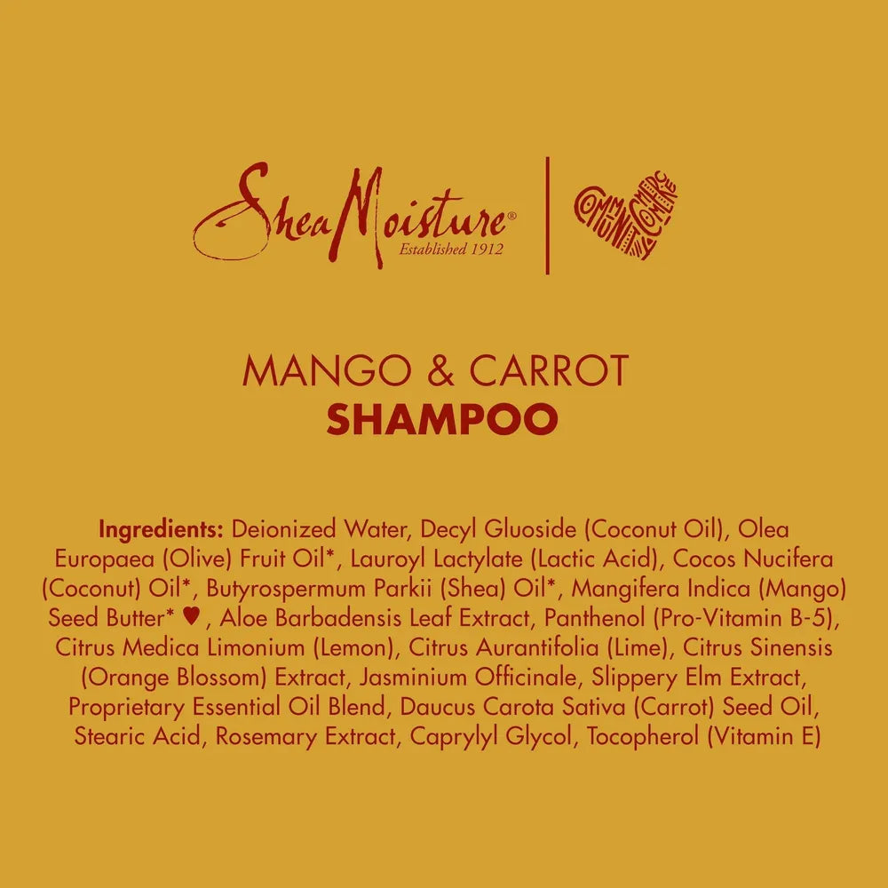 SheaMoisture Kids Conditioner Mango & Carrot Sulfate - Free | Nourishing & Detangling Conditioner for Kids – 7.7 oz - Beauty Exchange Beauty Supply