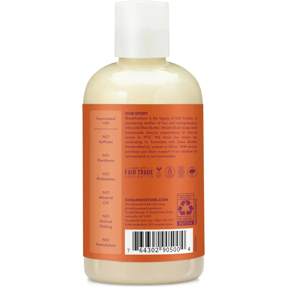 SheaMoisture Kids Nourishing Daily Shampoo for Dry Hair, Mango and Carrot – 8 fl oz | Gentle, Moisturizing Cleanse for Kids - Beauty Exchange Beauty Supply