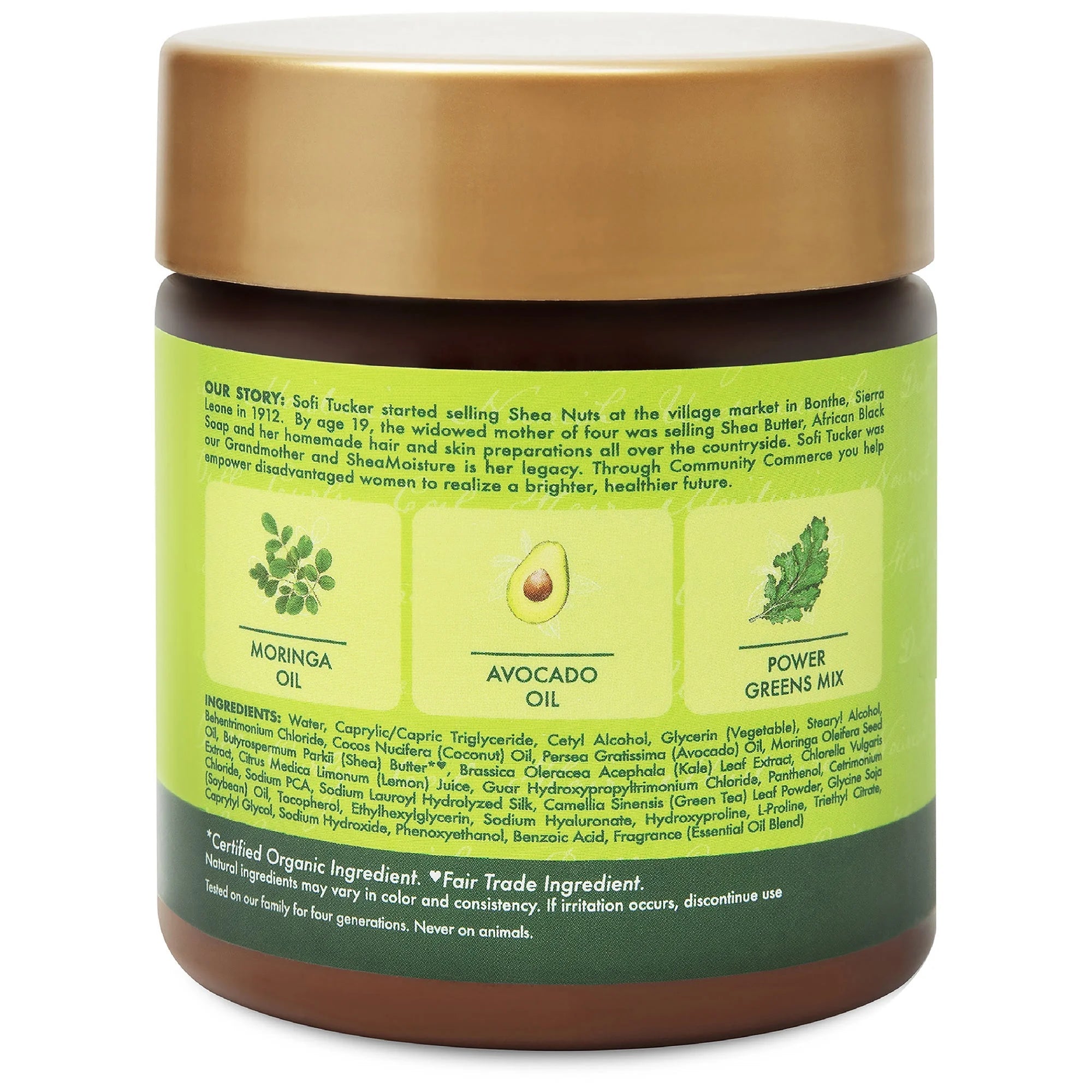 SheaMoisture Power Greens – Deep Reconstructor Treatment 8 oz - Beauty Exchange Beauty Supply