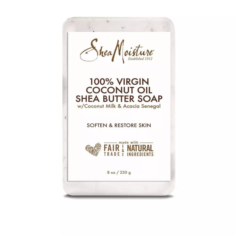 SheaMoisture Shea Butter Soap – Deep Moisture & Radiance – 4 Nourishing Variants - (Raw Shea Butter, Coconut Milk, Coconut & Hibiscus, Olive & Green Tea) - 8 oz - Beauty Exchange Beauty Supply