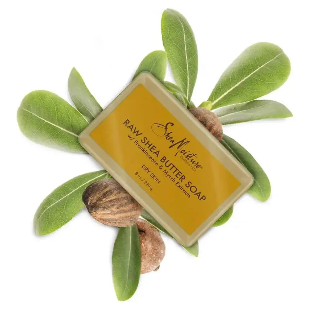 SheaMoisture Shea Butter Soap – Deep Moisture & Radiance – 4 Nourishing Variants - (Raw Shea Butter, Coconut Milk, Coconut & Hibiscus, Olive & Green Tea) - 8 oz - Beauty Exchange Beauty Supply
