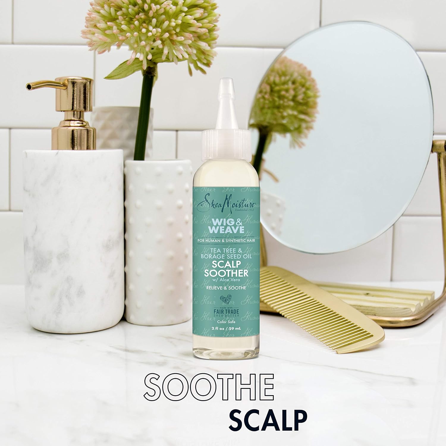 SheaMoisture Wig & Weave โ Scalp Soother Treatment 2 oz - Beauty Exchange Beauty Supply