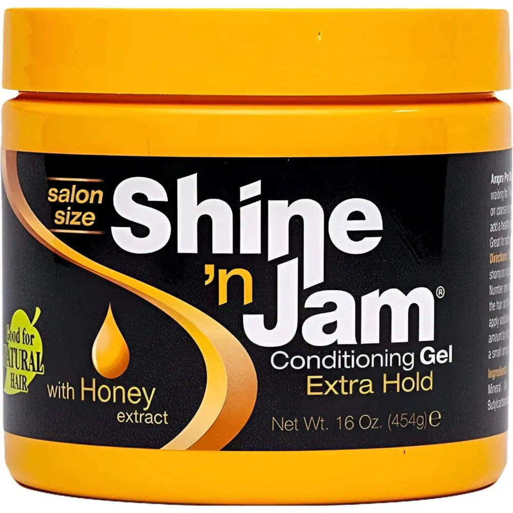 Shine 'n Jam Conditioning Gel Extra Hold for Braids, Twists, and Frizz Control - Beauty Exchange Beauty Supply