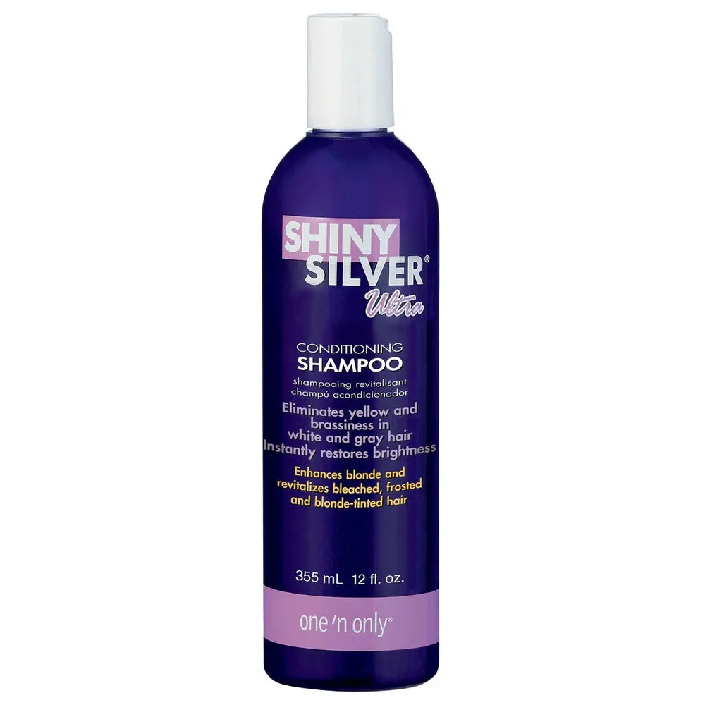 Shiny Silver Ultra Shampoo & Conditioner – 12 oz - Beauty Exchange Beauty Supply