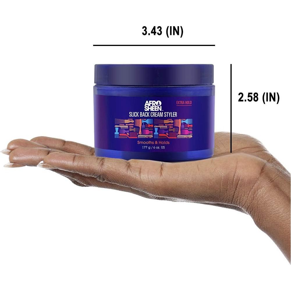 Slick Back Cream Styler – 6oz | With Shea Butter for Smooth Hold & Shine - Beauty Exchange Beauty Supply