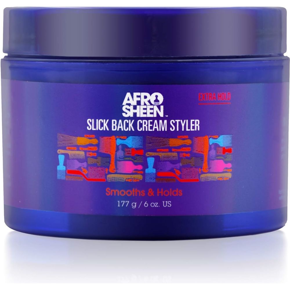 Slick Back Cream Styler – 6oz | With Shea Butter for Smooth Hold & Shine - Beauty Exchange Beauty Supply