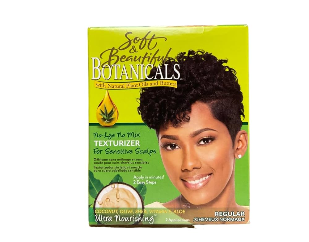 Soft & Beautiful Botanicals Relaxer & Texturizer Kit - Coarse Hair 1 Application - Beauty Exchange Beauty Supply