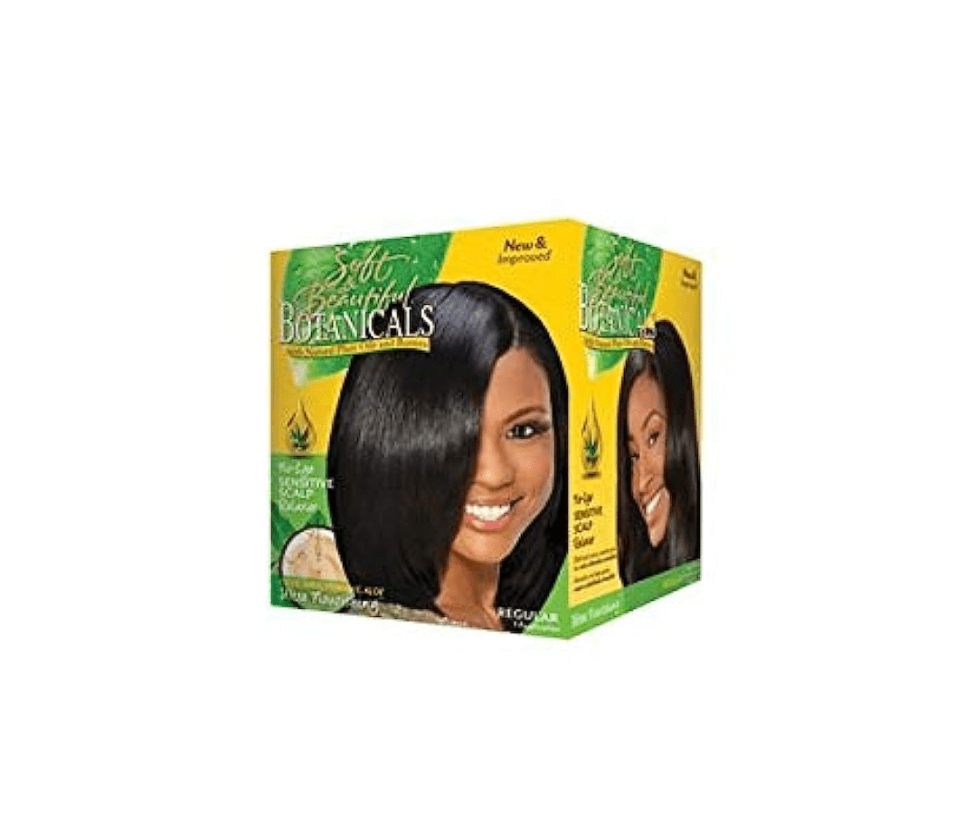 Soft & Beautiful Botanicals Relaxer & Texturizer Kit - Coarse Hair 1 Application - Beauty Exchange Beauty Supply
