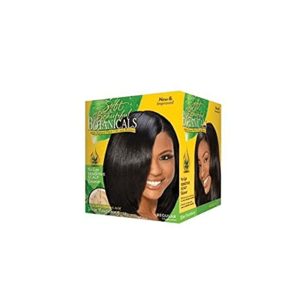 Soft & Beautiful Botanicals Relaxer & Texturizer Kit - Coarse Hair 1 Application - Beauty Exchange Beauty Supply