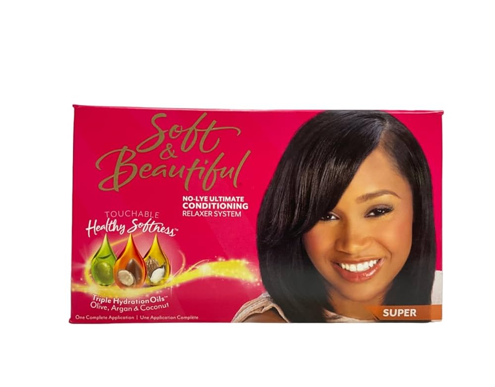 Soft & Beautiful No - Lye Relaxer Kit - 1 Application - Beauty Exchange Beauty Supply