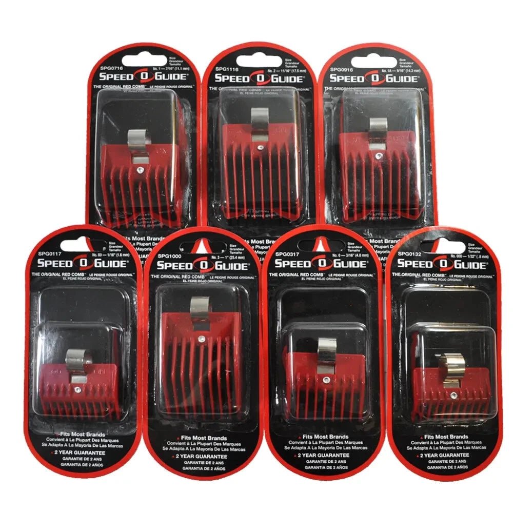 Speed - O - Guide Clipper Guards – Snap - On Metal Combs for Precision Fades - Beauty Exchange Beauty Supply