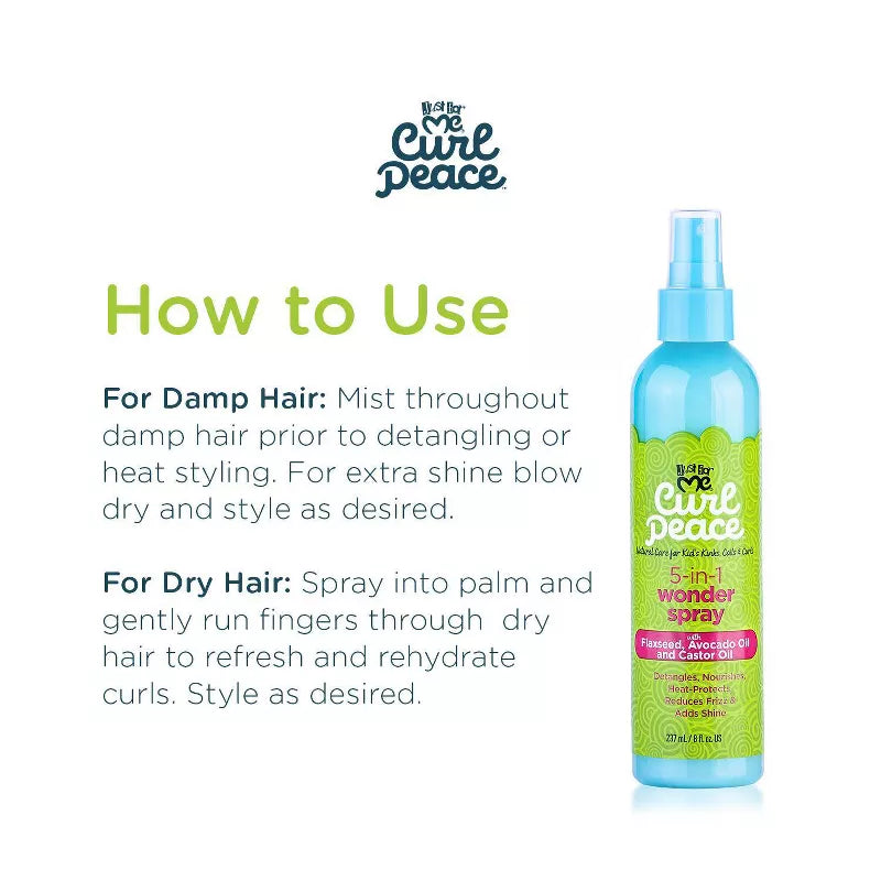Just For Me Curl Peace Kids 5-in-1 Spray - 8 fl oz