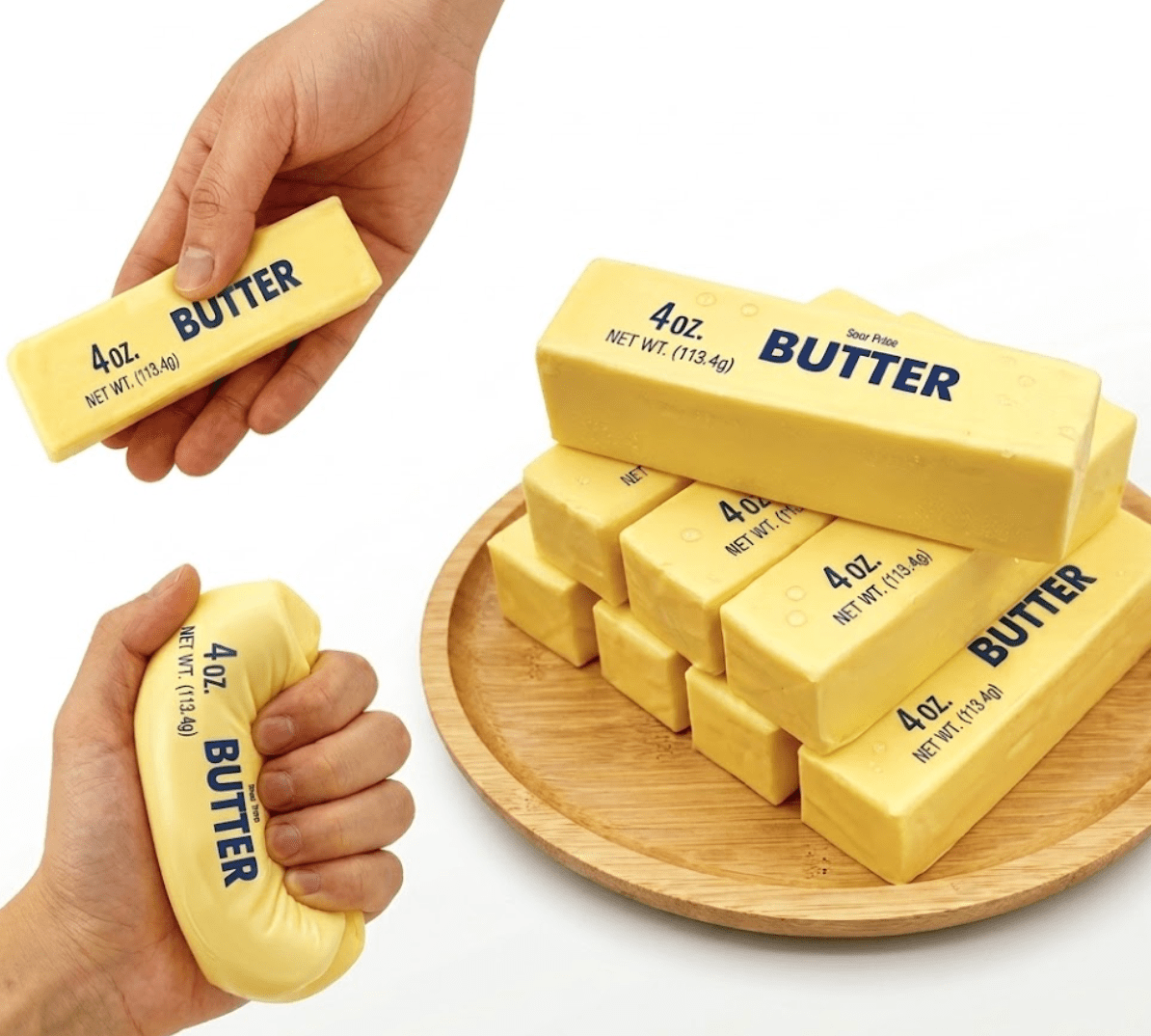 Squeezy Butter Shape Fidget Toy - Beauty Exchange Beauty Supply