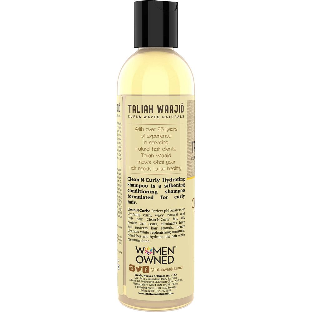 Taliah Waajid Curls Waves and Naturals Clean-N-Curly Hydrating Shampoo - 8 oz