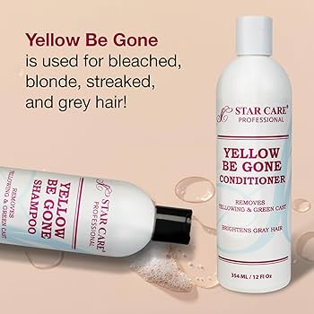 Star Care Yellow Be Gone Shampoo & Conditioner 12oz - Beauty Exchange Beauty Supply
