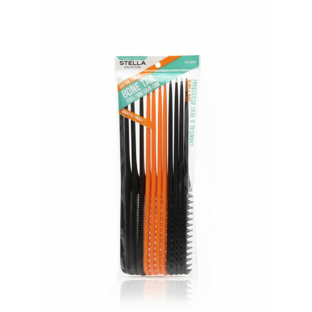 Stella Extra Long Bone Tail Comb – 1DZ - Beauty Exchange Beauty Supply