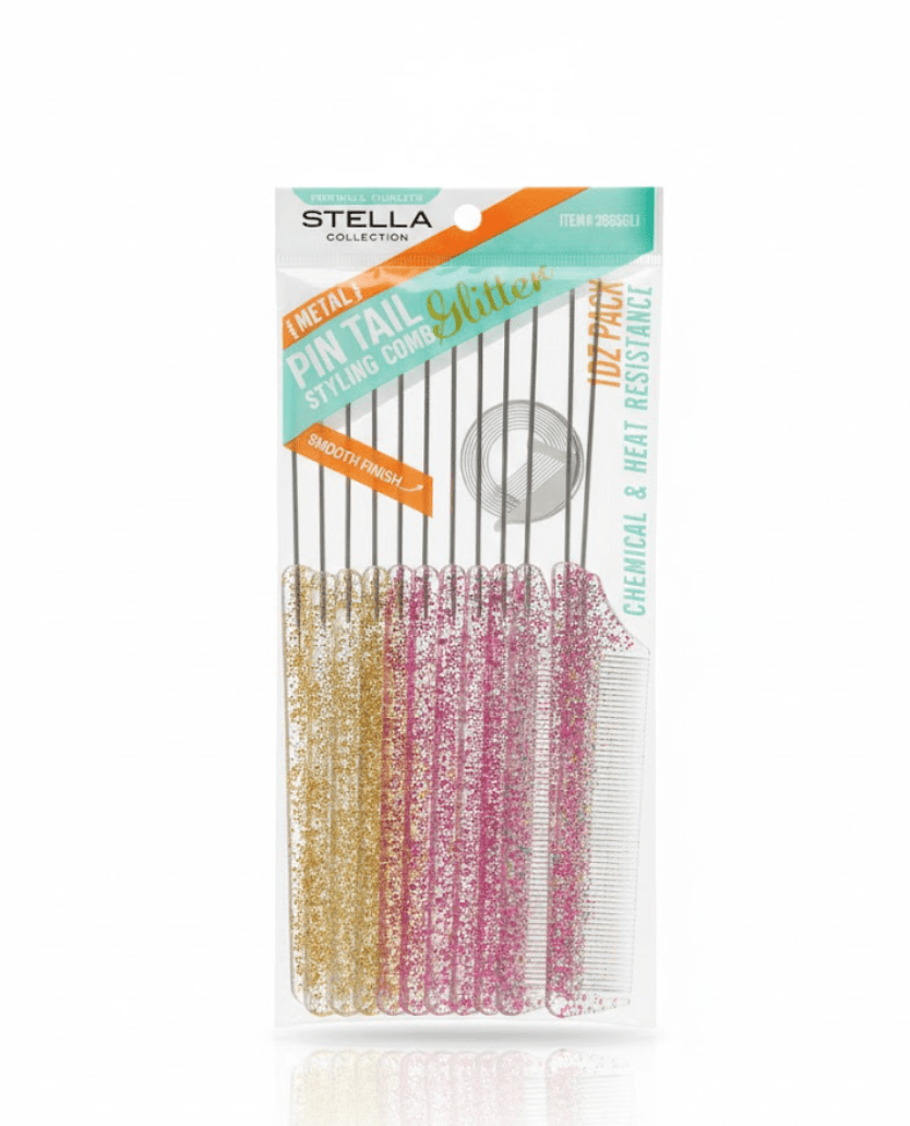 Stella Metal Pin Tail Comb Premium Quality – 1DZ - Beauty Exchange Beauty Supply