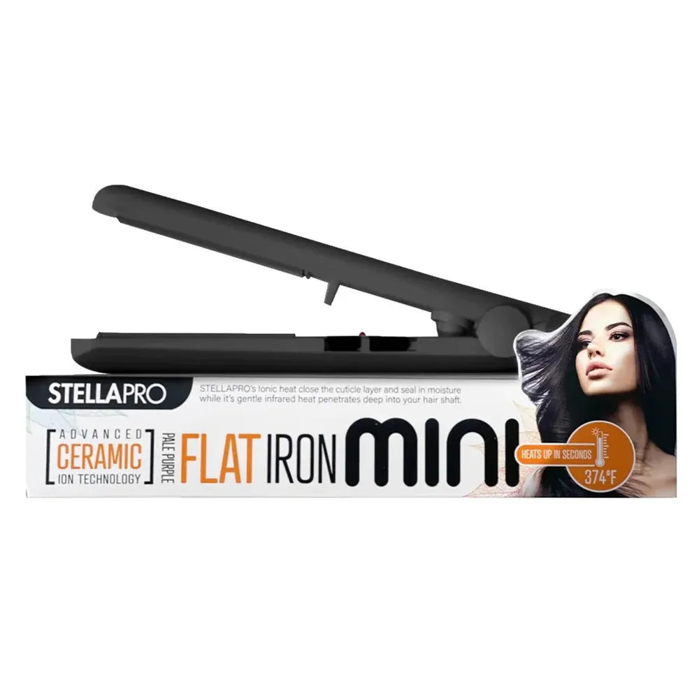 STELLA Pro Mini Ceramic Travel Flat Iron - Beauty Exchange Beauty Supply