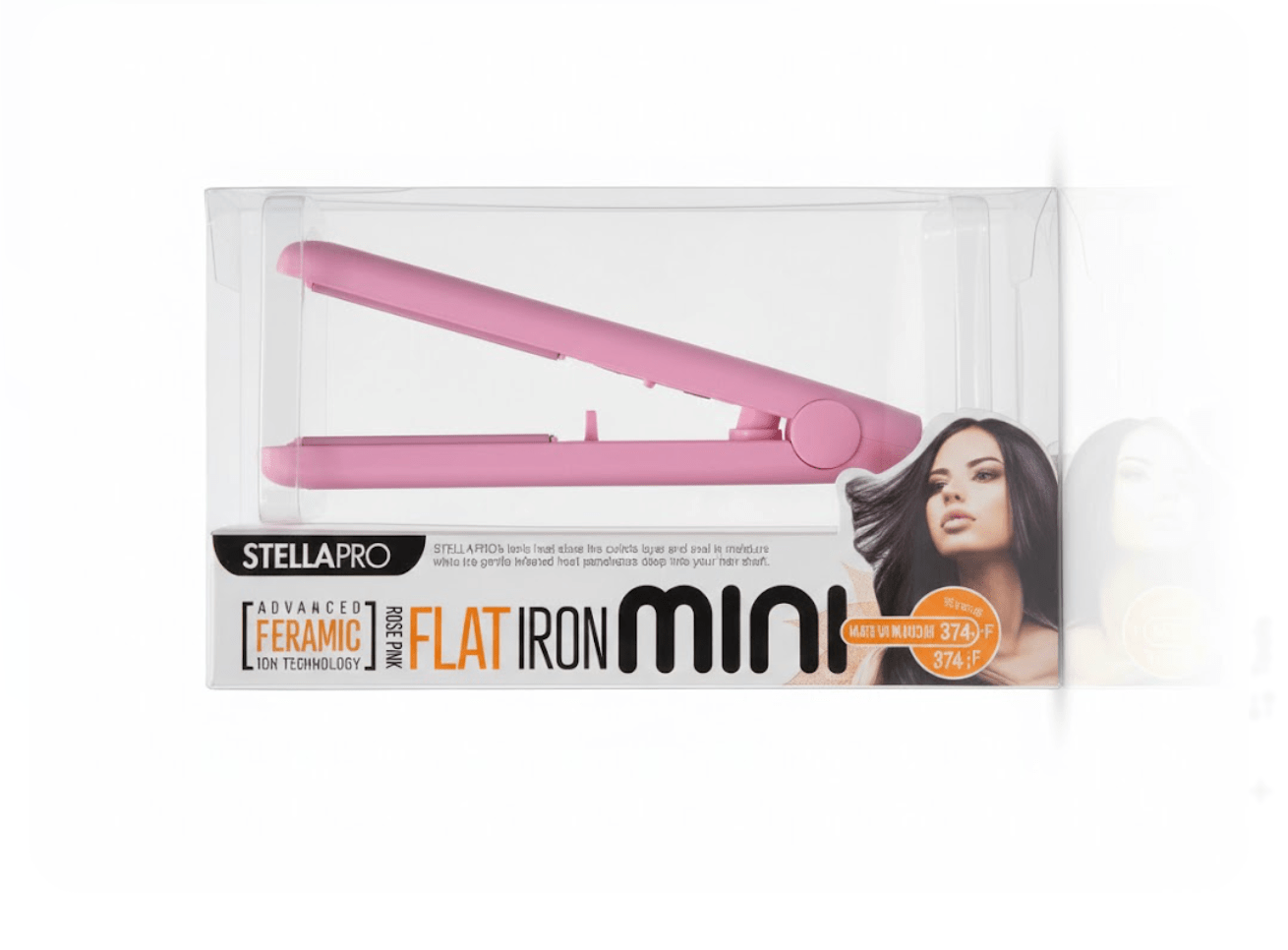 STELLA Pro Mini Ceramic Travel Flat Iron - Beauty Exchange Beauty Supply