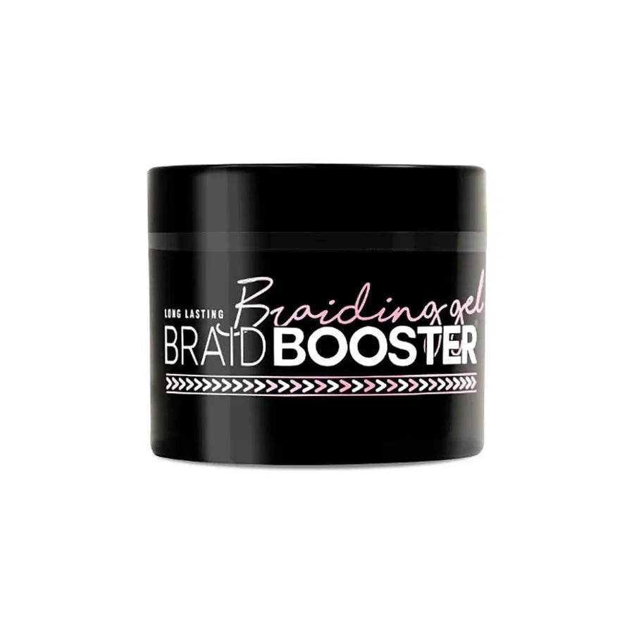 Style Factor BraidBOOSTER Braiding Gel – Long - Lasting Hold for Braids, Twists & Cornrows – 7.25oz – Available in Hot Pink, Red, and Pink - Beauty Exchange Beauty Supply